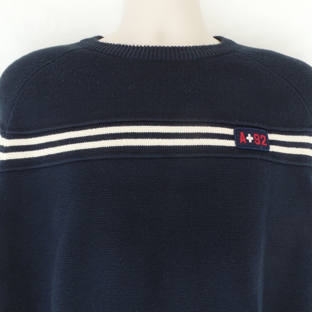 Abercrombie and Fitch A+92 Navy Sweater - Picture 3 of 7